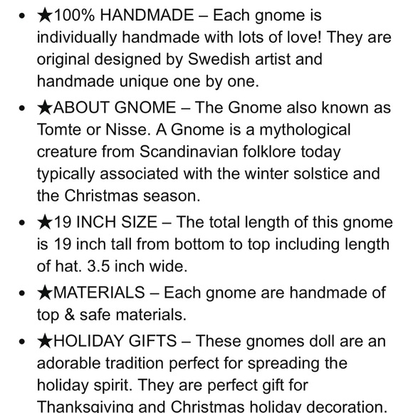 IGNOME- Festive Plush Doll with Red and Gray Outfit